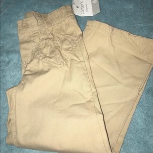 Girls Tan CARTER’S Long Pants - Size 4